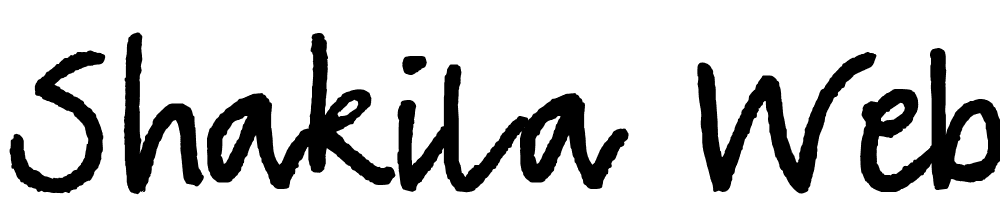 shakila-WebFont font family download free