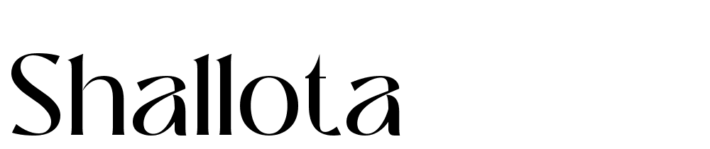 Shallota font family download free