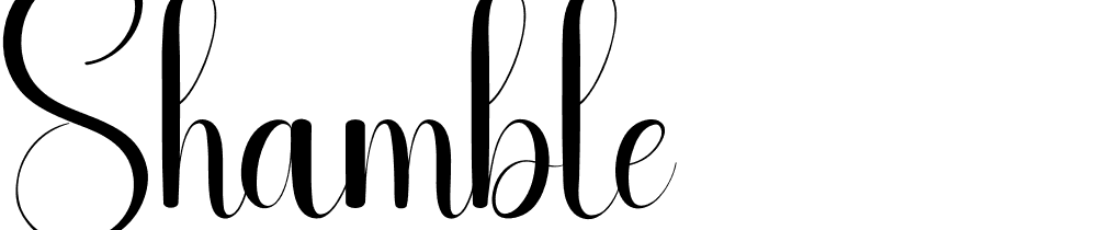 Shamble font family download free