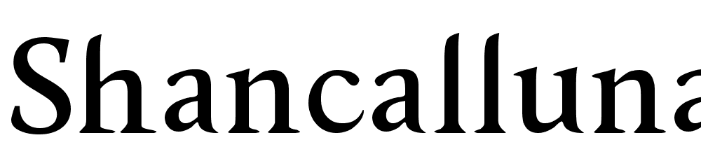 Shancalluna font family download free