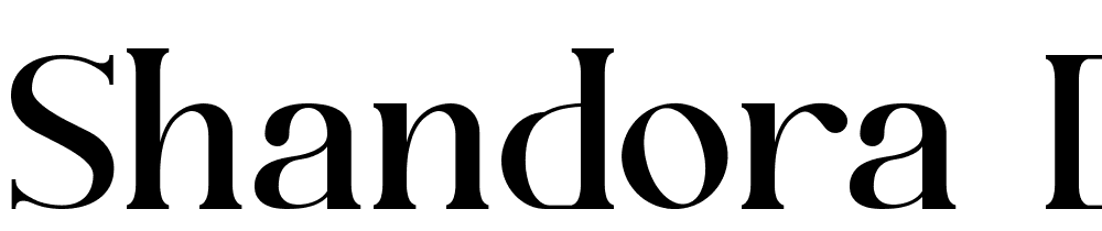 Shandora-DEMO font family download free