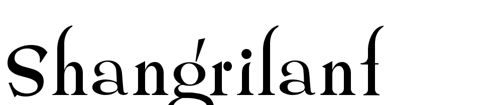 shangrilanf font family download free