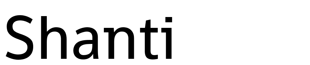 Shanti font family download free