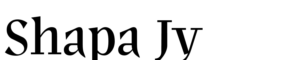 Shapa Jy font family download free