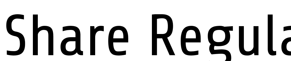 share_regular font family download free