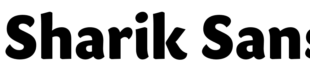 Sharik-Sans-Black font family download free