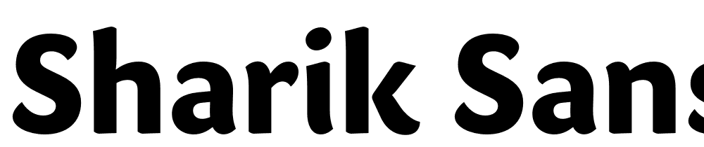 Sharik-Sans-ExtraBold font family download free