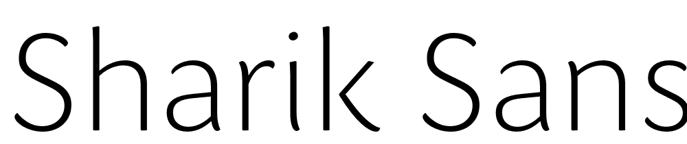 Sharik-Sans-ExtraLight font family download free