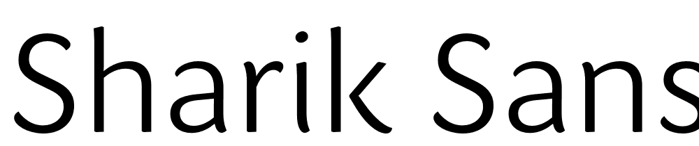 Sharik-Sans-Light font family download free