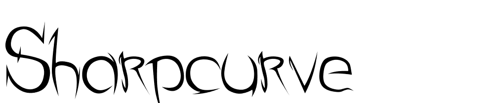 SharpCurve font family download free