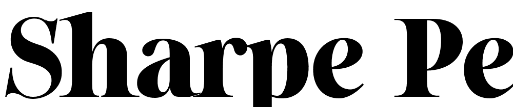 Sharpe-PERSONAL-Black font family download free