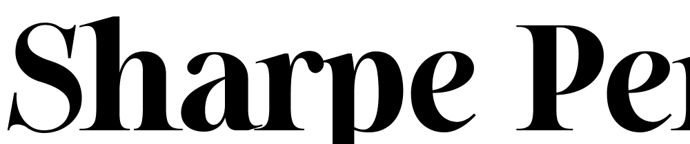 Sharpe-PERSONAL-Bold font family download free