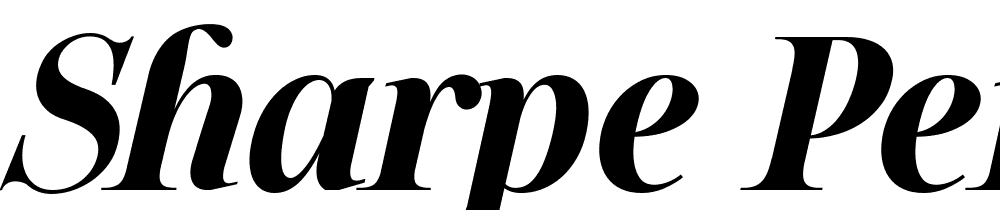 Sharpe-PERSONAL-Bold-Italic font family download free