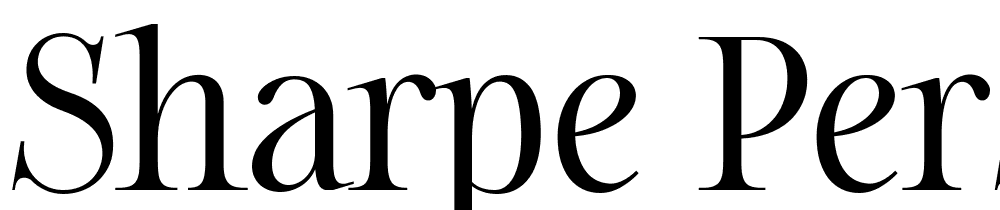 Sharpe-PERSONAL-Light font family download free