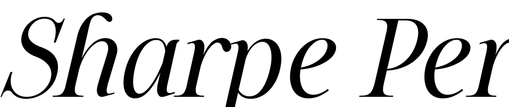 Sharpe-PERSONAL-Light-Italic font family download free