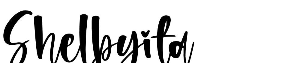 shelbyita font family download free