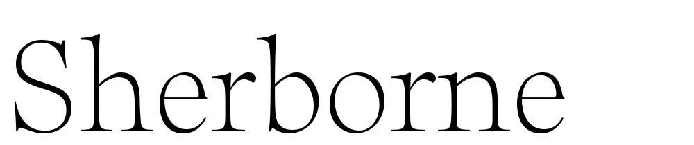 Sherborne font family download free