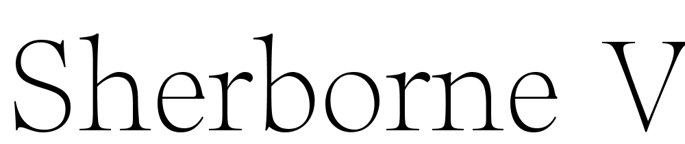 Sherborne-Variable font family download free