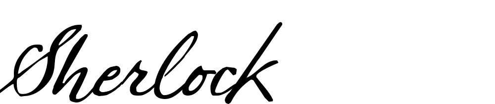 Sherlock font family download free