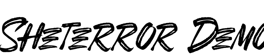 SheTerror-Demo-Regular font family download free