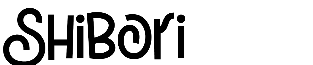 shibori font family download free