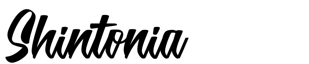 Shintonia font family download free