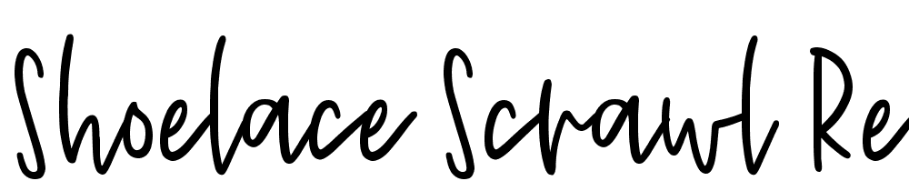 Shoelace-Scrawl-Regular font family download free