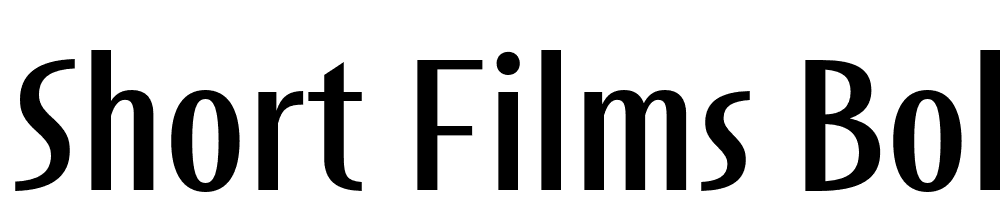 Short-Films-Bold font family download free