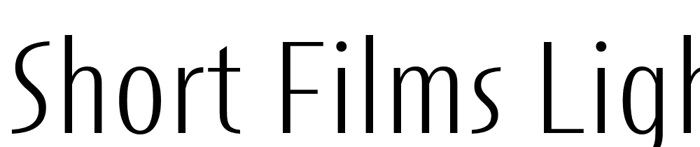 Short-Films-Light font family download free