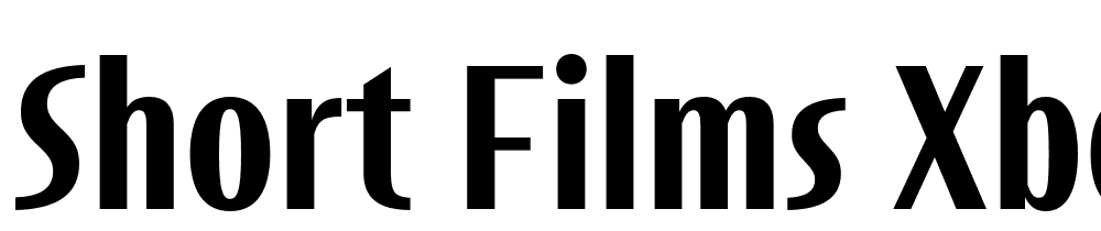 Short-Films-XBold font family download free