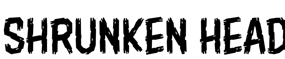 Shrunken-Head-LT-BB font family download free
