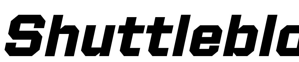 Shuttleblock-Bold-Italic font family download free