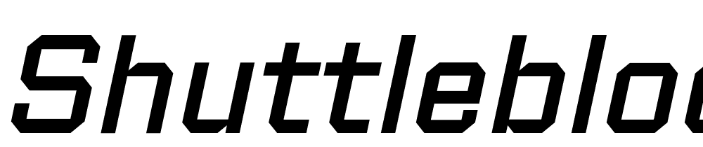 Shuttleblock-Medium-Italic font family download free
