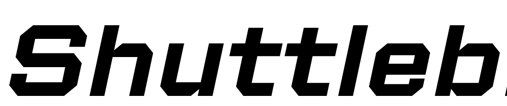 Shuttleblock-Wide-Demi-Italic font family download free