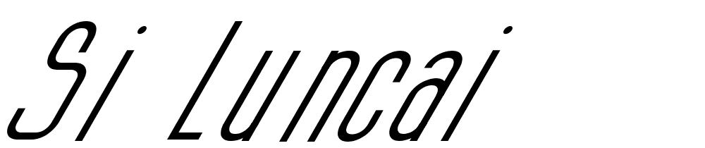 si_luncai font family download free