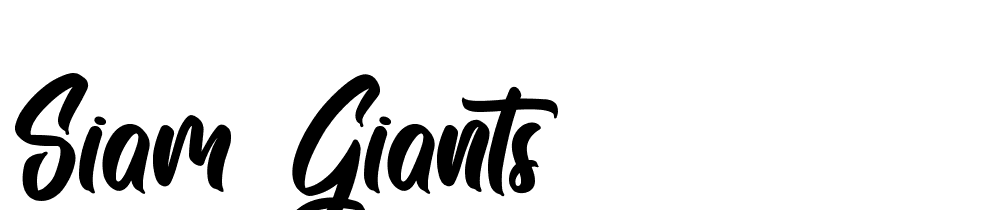 Siam Giants font family download free