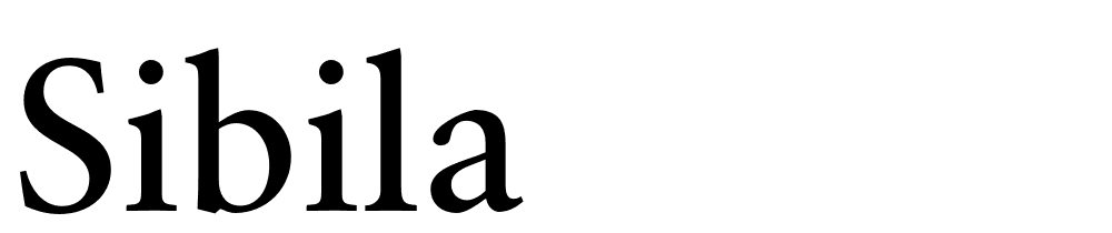 Sibila font family download free