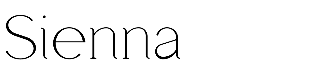 sienna font family download free