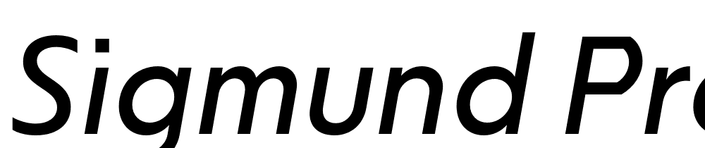 Sigmund-PRO-Light-Italic font family download free