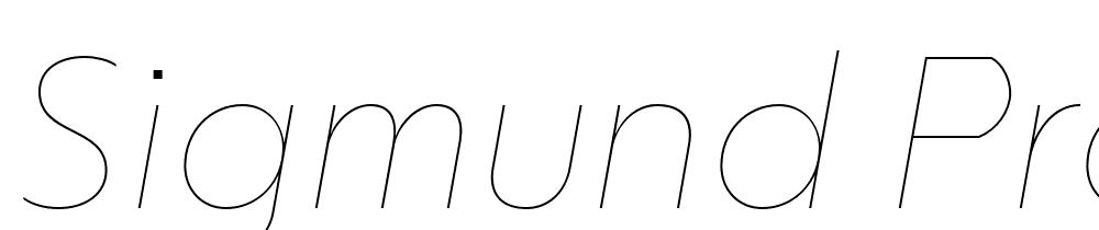 Sigmund-PRO-Thin-Italic font family download free