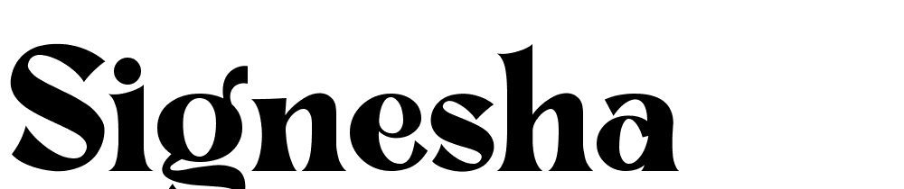 Signesha font family download free