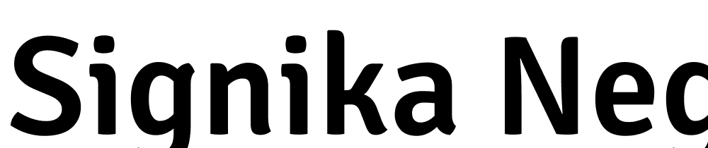 Signika-Negative-SemiBold font family download free