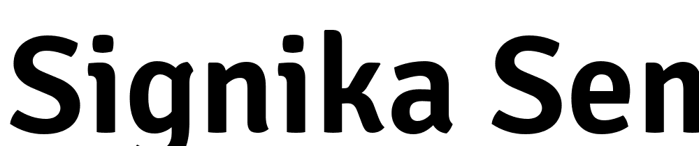 Signika-Semibold font family download free