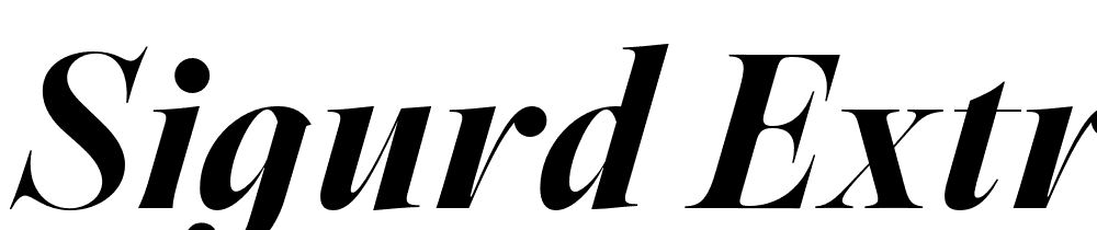 Sigurd-Extra-Bold-Italic font family download free