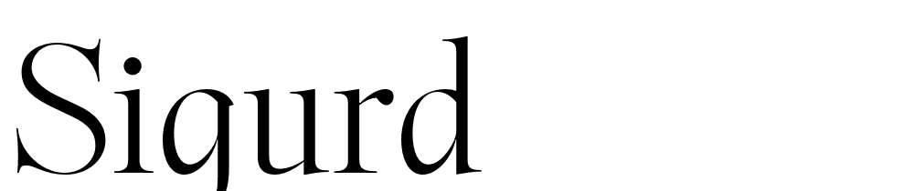 Sigurd font family download free