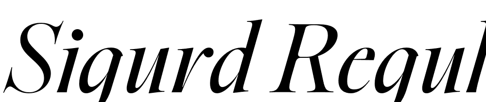 Sigurd-Regular-Italic font family download free