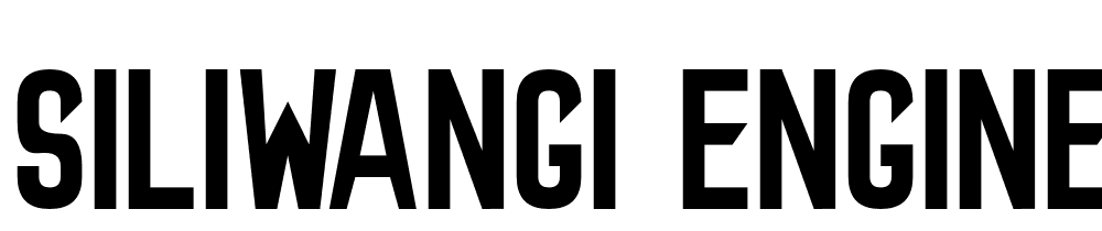 siliwangi_engineering font family download free