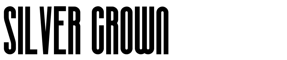 SILVER-CROWN font family download free