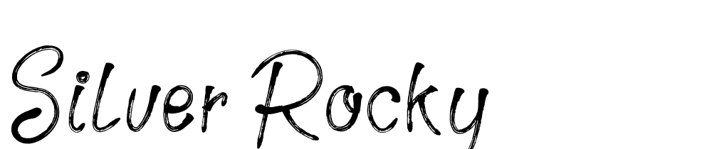 Silver-Rocky font family download free