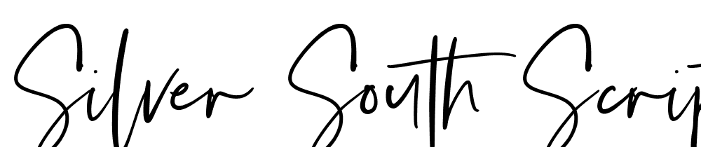silver-south-script-WebFont font family download free